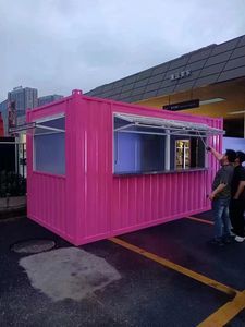 Kiosque de sécurité préfabriqué extérieur prêt à l'emploi 2024 Cabine de <span class=keywords><strong>billetterie</strong></span> Portable Toilette Pizza Shop Cabine de fumer pour la <span class=keywords><strong>France</strong></span> - Product Image 4