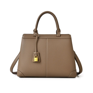 <span class=keywords><strong>Sac</strong></span> à main en <span class=keywords><strong>cuir</strong></span> PU pour femme, <span class=keywords><strong>sac</strong></span> à bandoulière structuré avec poignée supérieure et cadenas doré, <span class=keywords><strong>sac</strong></span> de bureau personnalisable avec logo - Product Image 3