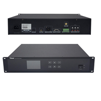 Thinuna WG-2400MV II - Unidad Principal del Sistema de Conferencia Digital Inalámbrico de Alta Gama de 2.4G con Pantalla Táctil de 4.5 Pulgadas, ARM Cortex A9, Dante