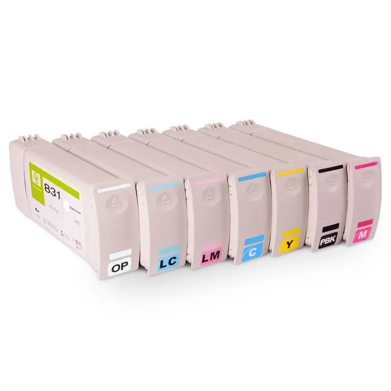 Ocbestjet 7 шт./комплект для HP 831 775 мл для HP латексные 370 чернильные картриджи для HP латексные 360 310 330 315 335 365 принтер