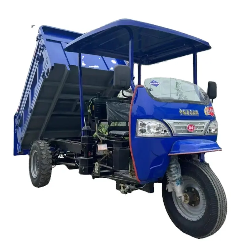 Prezzo di fabbrica Q6 1500w cabina di carico pesante ad alta velocità grande 3 ruote Carry trasporto di merci triciclo 72V motorizzato triciclo
