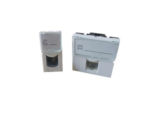 Plaque frontale type <span class=keywords><strong>legrand</strong></span> français cat6A cat6 cat5e type Keystone Jack rj45 - Product Image 4