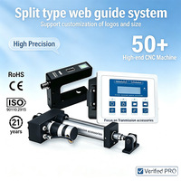 Système de contrôle de position des bords par capteur photoélectrique, guide de déplacement et aligneur de bande pour les industries d'impression et de fabrication de sacs