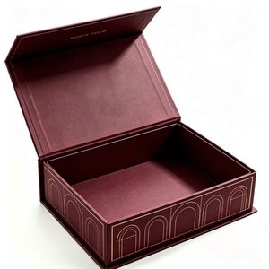 FX Wholesale Debossed Folding Magnet Packaging <b>Box</b>, Custom Size Rigid Carton for Premium Beauty Product <b>Storage</b> - Product Image 4