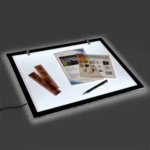 <span class=keywords><strong>Tablette</strong></span> d'écriture LED <span class=keywords><strong>dessin</strong></span> panneau lumineux 5V <span class=keywords><strong>tatouage</strong></span> croquis bloc-notes tableau d'affichage réglable gradation boîte à lumière - Product Image 1