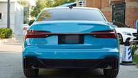 Kit carrosserie de pare-chocs avant style RS6 pour Audi A6 C8 S6 2019-2024, avec calandre en nid d'abeille noir brillant, pour mise à niveau A6 S6 C8
