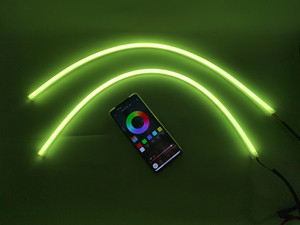 60cmx2 ứng dụng điều khiển RGB đuổi theo màu sắc với tín hiệu lần lượt linh hoạt RGB DRL dải - Product Image 5