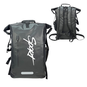 Logotipo personalizado 500D PVC 25L 35L Tira reflectante Camping Mochila Roll Top Dry Bolsa impermeable - Product Image 1