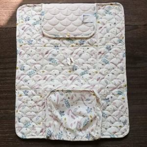 Tapis à Langer Portable Étanche en Coton Biologique Matelassé Essentiels pour Bébé Cadeau de Naissance pour Nouveau-Né Housse de Matelas à Langer pour Sac de Voyage - Product Image 3