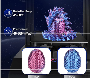 Filament d'impression 3D Antinsky PLA bicolore 1,75 mm 1 kg – Tiges plastiques 3D multicolores – Fabrication de moules bicolores - Product Image 4