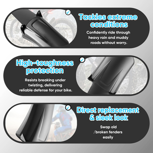 Protection en plastique pour garde-boue arrière, compatible avec les motos tout-terrain Light X/s et X160/x260. Protection en plastique pour garde-boue arrière compatible F. - Product Image 5