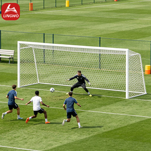 <span class=keywords><strong>But</strong></span> de football portable et détachable 5 contre 5, cadre en acier robuste, montage rapide, avec filet pour l'entraînement - Product Image 2