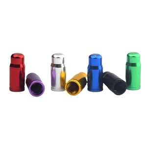 Bouchons de valve Presta universels en alliage d'aluminium multicolores style balle pour vélo de route et VTT - Product Image 1