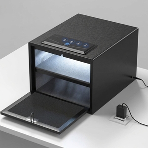 Coffre-fort biométrique <span class=keywords><strong>Ilock</strong></span> F7 avec lecteur d'empreintes digitales et clavier numérique, accès rapide, stockage domestique pour jusqu'à 4 armes - Product Image 1