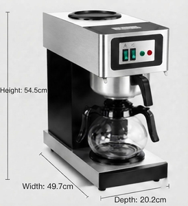 Cafetera Comercial de Goteo, Acero Inoxidable, Eléctrica, Automática, con Filtro, para Restaurante o Cafetería - Product Image 2