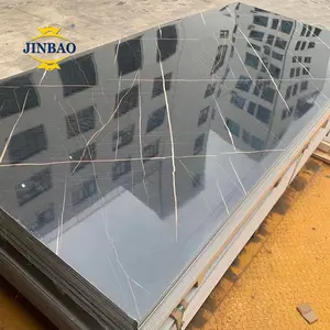 JINBAO printing pvc plastic board marble pvc wall panel pvc marble sheet