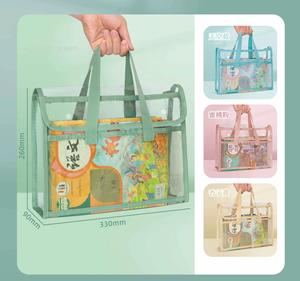 Carpeta Transparente Impermeable para Exámenes, con Cierre <span class=keywords><strong>de</strong></span> Botón a Presión, Portátil, para Guardar Libros y Documentos - Product Image 5