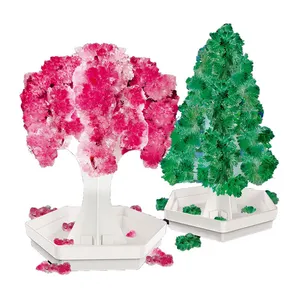 Intelligent Educational Science STEM Toy Magic Two Crystal Tree Growing Kit for Boys and Girls