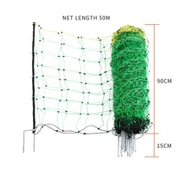 Clôture électrique pour moutons et chèvres avec double pointe, espacement de 15 cm, clôture de ferme en plastique, imperméable et écologique