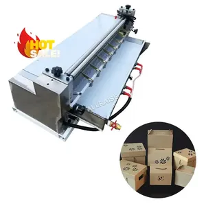 Semi Automatic hot melt glue machine glue labeling machine