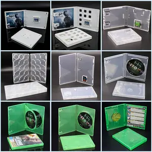 Caixa de disco de plástico para jogos, caixa de cartão para jogos umd psp xbox 360 playstation 2 3 4 5 ps5 vita