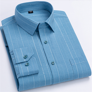 <span class=keywords><strong>Camicia</strong></span> estiva da uomo a maniche lunghe, casual, a quadri, traspirante e senza bisogno di stiratura - Product Image 6