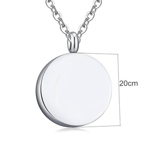 Kalung Perhiasan peringatan kalung guci abu perhiasan kremasi peringatan kenang-kenangan baja tahan karat untuk ayah ibu anak perempuan - Product Image 6
