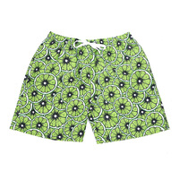 Short de bain pour hommes avec logo personnalisé et taille élastique 100% Short de plage en maille respirante en polyester pour hommes de grande taille pour l'été