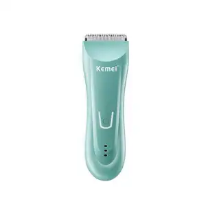 子供の特別な電気ヘアトリマーKemei KM-811ブレード子供の髪はさみ充電式全身洗浄