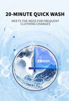 High-quality 8kg 10kg 12kg 15kg 18kg All-in-One Automatic Washing Machine with Top-Load Washers Domestic Washing Machine Washer