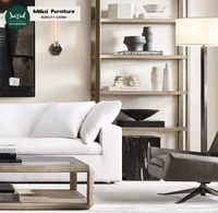 Ensemble de canapés modulaires élégants pour l'intérieur, canapé en forme de L contemporain, écologique et durable pour hôtel, bureau, salon