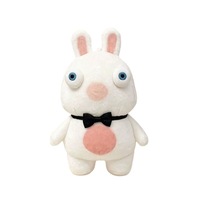 Peluche Lapin Drôle et Original, Mignonne, à Dents de Lapin Abstraites, Super Douce, Lavée, Style Anime, Cadeau d'Anniversaire pour Filles