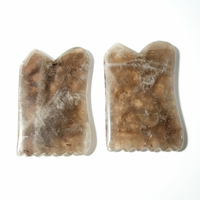 Appareil de médecine chinoise 2026, outil de massage portable en cristal de fumée pour Gua Sha