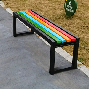 Banc en métal de style moderne pour usage intérieur/extérieur, idéal pour église, salle de sport, centre commercial, hôpital, maison, parc, jardin, salle de bain, vestiaire - Product Image 5