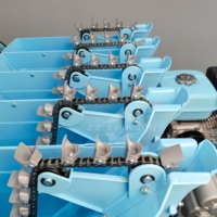 Semoir à ail manuel à profondeur réglable 5 rangées de semoir à moteur à essence pour semis de maïs à pousser à la main