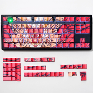 Custom Dye-sublimation Translucent Keycaps Side-printed Cool <b>Gaming</b> Style for Mechanical Keyboards Keycap-82 Theme - Product Image 1