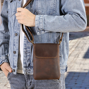 Nuovo arrivo borsa Messenger a tracolla in <span class=keywords><strong>pelle</strong></span> di mucca pieno fiore artigianale in vera <span class=keywords><strong>pelle</strong></span> vera e propria borsa a tracolla semplice - Product Image 6