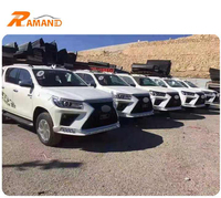 Kit carrosserie pour Hilux Revo 15-20 Rocco 18-20 Mise à niveau vers le pare-chocs avant LEXUS LX pour Revo Rocco Mise à niveau vers le kit carrosserie LX Face avant