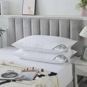 Oreillers en duvet <span class=keywords><strong>d</strong></span>'<span class=keywords><strong>oie</strong></span>-Collection Hôtel Oreillers en plumes Lot de 2 pour le dos, le ventre ou les dormeurs latéraux King Size - Product Image 2
