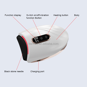 전기 얼굴 마사지기 주름 감소 노화 방지 목 얼굴 리프트 BianStone 레드 라이트 Gua Sha LED 얼굴 조각 도구 - Product Image 3