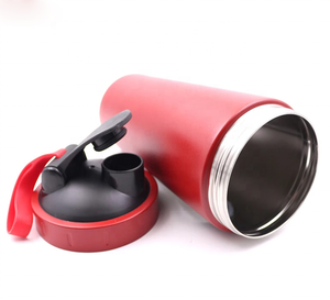 Bouteille agitateur de protéines Portable 28oz, 700ml, pour conserver de la nourriture, avec fenêtre Visible, en acier inoxydable - Product Image 2