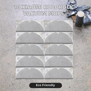 10 chiffons de nettoyage écologiques pour aspirateur <span class=keywords><strong>Roborock</strong></span> S4/S5/S50/S51/S55/S5 Max/<span class=keywords><strong>S6</strong></span> Pure/<span class=keywords><strong>S6</strong></span> Max/<span class=keywords><strong>S6</strong></span> <span class=keywords><strong>MaxV</strong></span>, accessoires pour aspirateur - Product Image 2