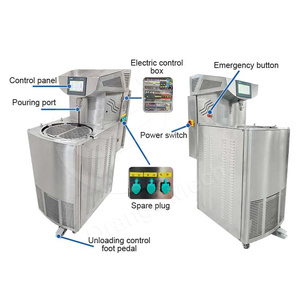 Orme thương mại liên tục tự động nhỏ sô cô la tan chảy xe tăng 25 kg temper Máy sô cô la - Product Image 3