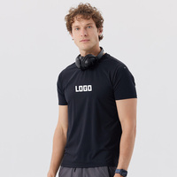 Oem Vêtements de sport de gym unisexe d'été pour la course à pied Séchage rapide Respirant Impression Blanc 170Gsm Nylon Personnalisé T-shirts pour hommes T Shirt pour hommes