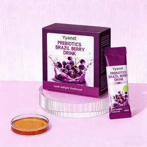 Prebióticos Orgánicos OEM/ODM, Bayas de Brasil, Salud Intestinal, Pérdida de Peso Natural, Adelgazante, Detox, Bebida para Adultos, Empaque Personalizado - Product Image 1