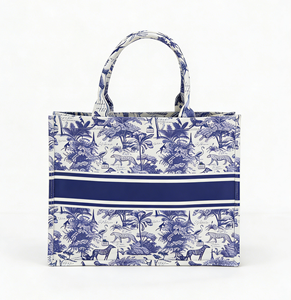 Wholesale Custom Printed <strong>Medium</strong> Eco-Friendly Burlap Jute Canvas Rope Handle Shopping Tote <strong>Bag</strong> Paired Daily Advertising - Product Image 1