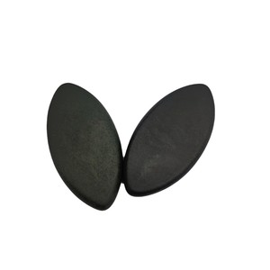 Tabla de Gua Sha de Piedra Bian Negra, Terapia Magnética, Piedra Volcánica Caliente, Masajeador Abdominal SPA, Herramienta para el Cuidado de la Salud - Product Image 4