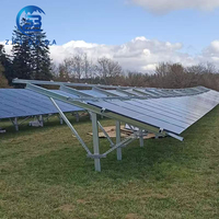 Système de montage au sol solaire à forte stabilité facile à installer Structure de fondation au sol Support d'énergie photovoltaïque au sol