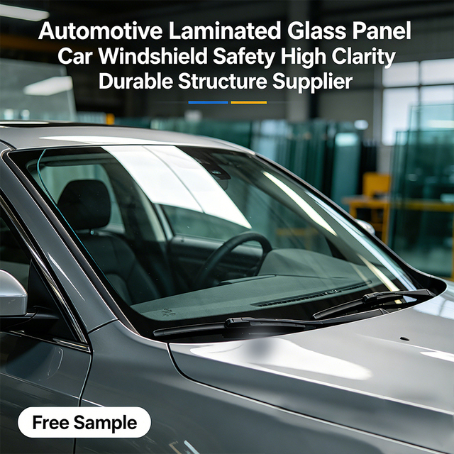 Aminated Glass Panel Used for Car Windshield Automotive Safety High Clarity Glass