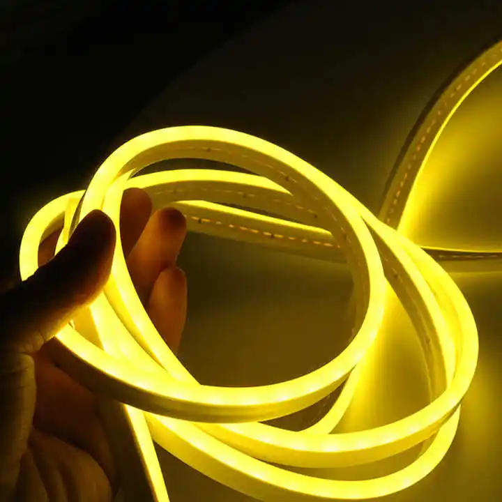 Aangepaste Led Licht Neon Teken 6*12Mm Waterdichte Siliconen Buis 5M 50 Meter 12V 24V Strip Led Neon Flex Verlichting